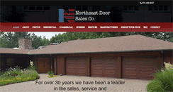 Desktop Screenshot of northeastdoorsales.com